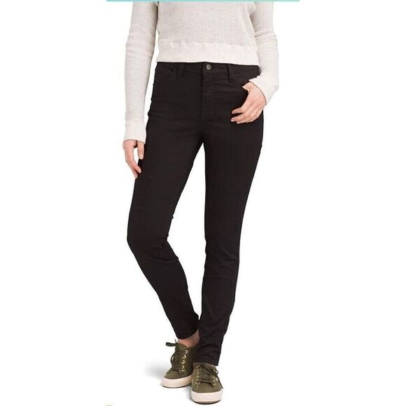 prAna W4318SH25 Women’s Sz 4 Black Out Oday Jean - Short Inseam 28" Pants $89 - Picture 9 of 11